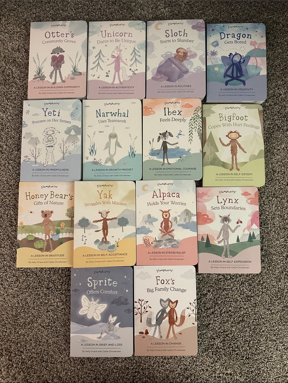 ✨Slumberkins Children's Book Set of 14 in Perfect Condition ✨